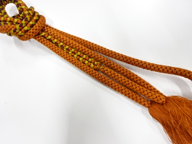 正絹　手組帯締め